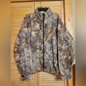 Kings Camo Guide's Choice desert Shadow Softshell fleece jacket Mens 2XL Jacket